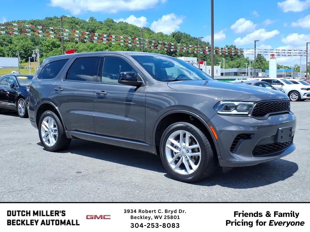 2025 Dodge Durango GT in Gray — front three-quarter view