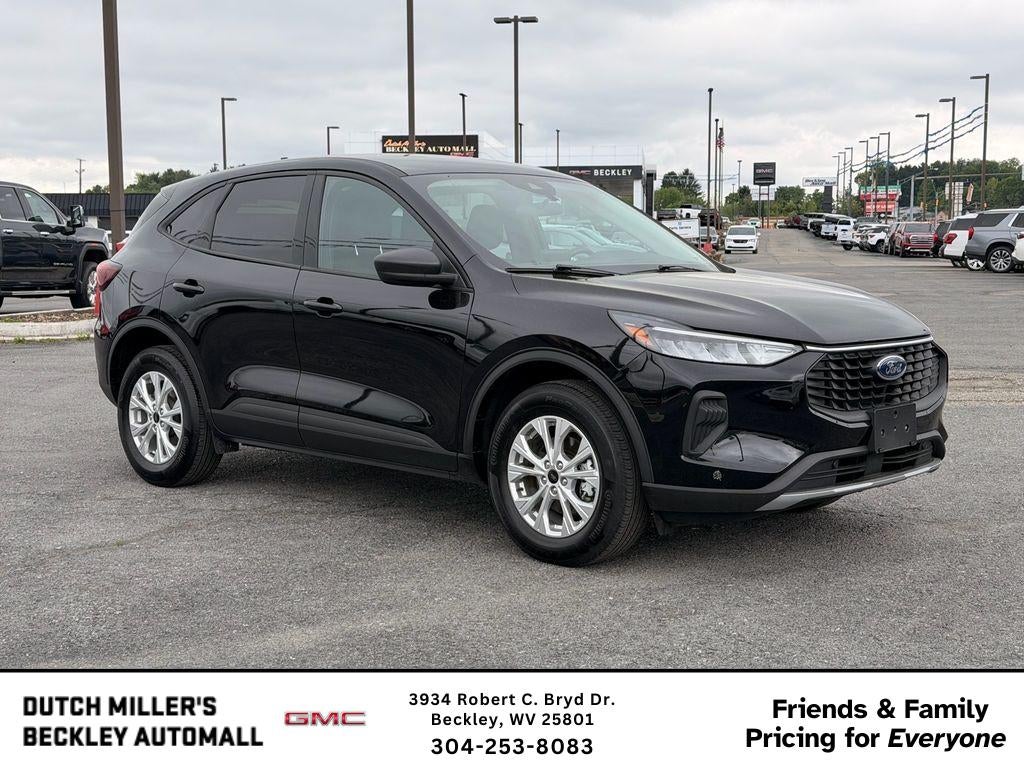 2025 Ford Escape Active in Black — front three-quarter view